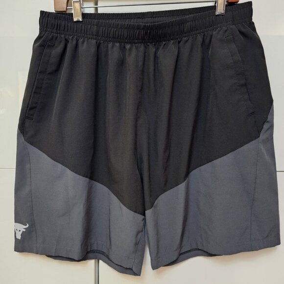 Color Block Sports Stretchy Shorts Gym Shorts - Picture 2 of 9